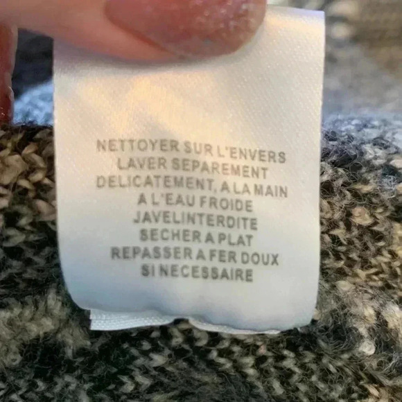 Nado Apparel Thick Warm Sweater Coat w 2 Large Pockets Snap Closure Fuzzy Collar - Picture 10 of 10